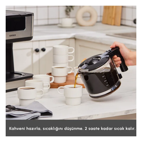 Karaca Coffee Art 2in1 Filtre Kahve Ve Espresso Makinesi - Görsel 7