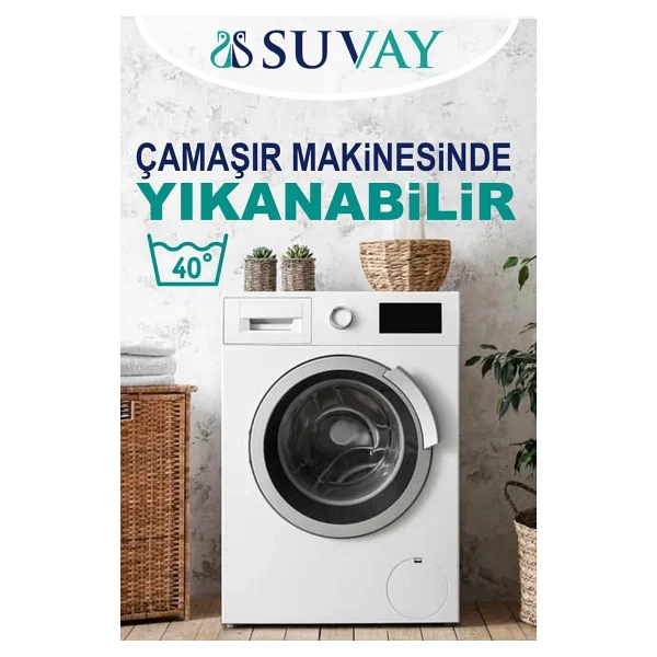 Suvay %100 Pamuk Sıvı Geçirmez Bebek Ve Çocuk Yatak Koruyucu Alez Park Beşik Kreş Anaokulu Alezi 70 X 130 - 70 X 130 Cm - Beyaz - Görsel 6
