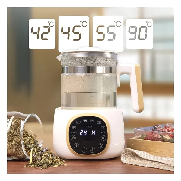 Mioji Mio K99 Çok Fonksiyonlu 600 W 1.3 Lt Cam Kettle - Görsel 2