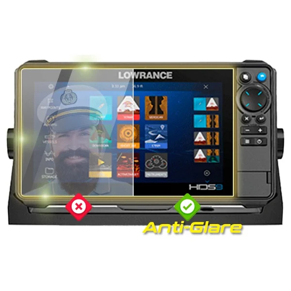 Lowrance Hds Pro 9 Fishfinder - Ipg Anti-Glare Yansıma Önleyici Mat Ekran Koruyucu - Görsel 5