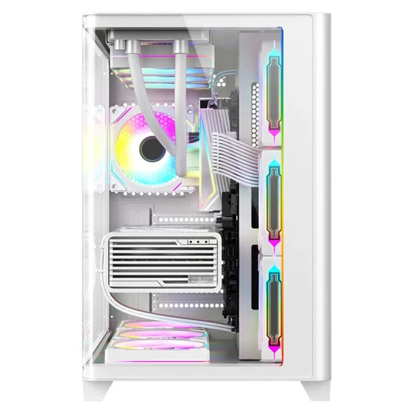 Dragos Ocean Curved Pro V2 Argb Fanlı 750 W E-Atx Oyuncu Kasası - Görsel 2