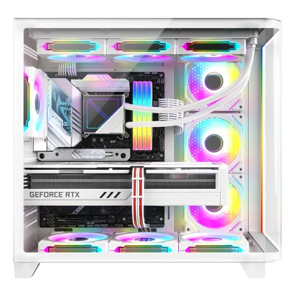 Dragos Ocean Curved Pro V2 Argb Fanlı 750 W E-Atx Oyuncu Kasası - Görsel 3