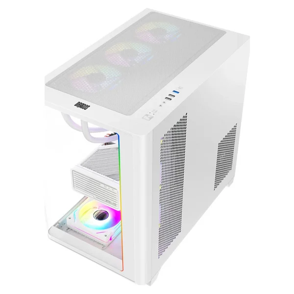 Dragos Ocean Curved Pro V2 Argb Fanlı 750 W E-Atx Oyuncu Kasası - Görsel 4