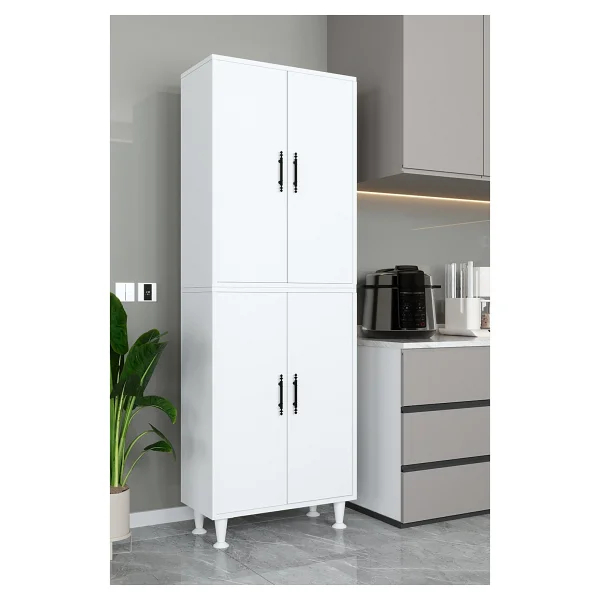 Aeka Bala Ae-2086 4 Kapaklı 8 Raflı Kiler Dolabı - Görsel 3