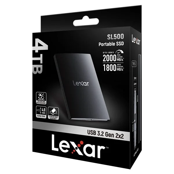 Lexar SL500 LSL500X004T-RNBNU USB 3.2 4 TB Taşınabilir SSD - Görsel 3