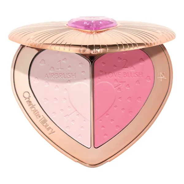Charlotte Tilbury Pillow Talk Beauty Soulmates Flawless Pink Pudra Ve Allık Paleti - Görsel 8