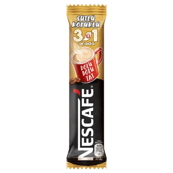Nescafe Sütlü Köpüklü 3'ü 1 Arada 48x17.4 Gr - Görsel 3