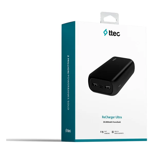 Ttec Recharger Ultra 2bb190 30000 mAh Powerbank - Görsel 2
