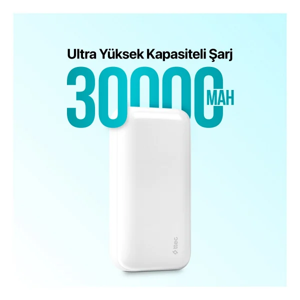Ttec Recharger Ultra 2bb190 30000 mAh Powerbank - Görsel 4