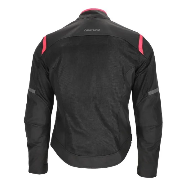 Acerbis Ramsey Vented 2.0 Kadın Siyah-Pembe Yazlık Motosiklet Montu - Görsel 4