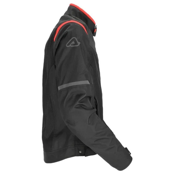 Acerbis Ramsey Vented 2.0 Erkek Siyah-Kırmızı Yazlık Motosiklet Montu - Görsel 3