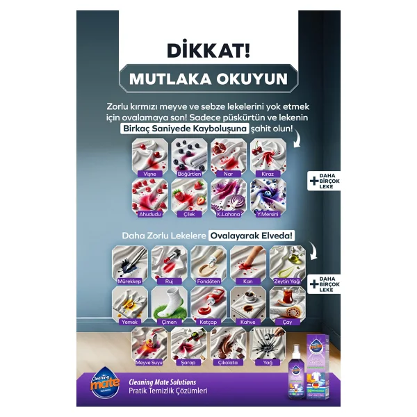 Cleaning Mate Solutions Leke Sihirbazı 200 Ml - Görsel 2
