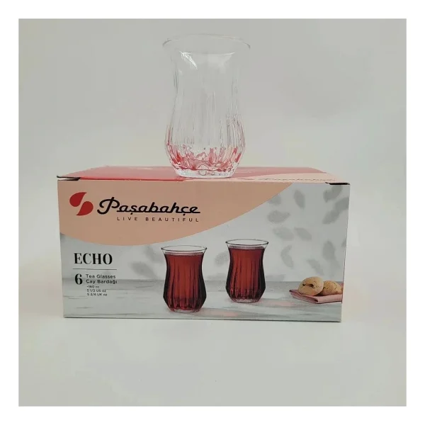 Paşabahçe Echo 420181 6'lı Çay Bardağı - Görsel 2