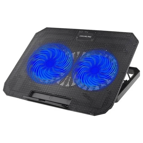 Koodmax N99 Çift Fanlı Laptop Soğutucu - 8 Kademeli Standlı Notebook Soğutucu - Siyah - Görsel 6