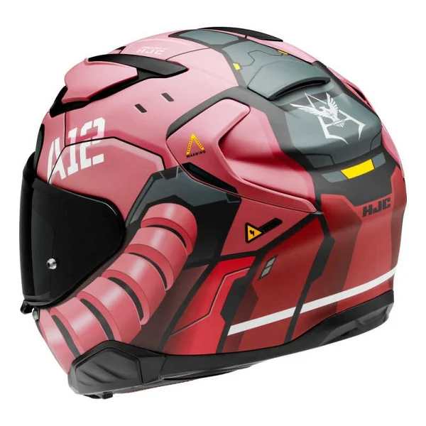 HJC F71 Zaku Bandai Namco Full Face Motor Kaskı - Görsel 5