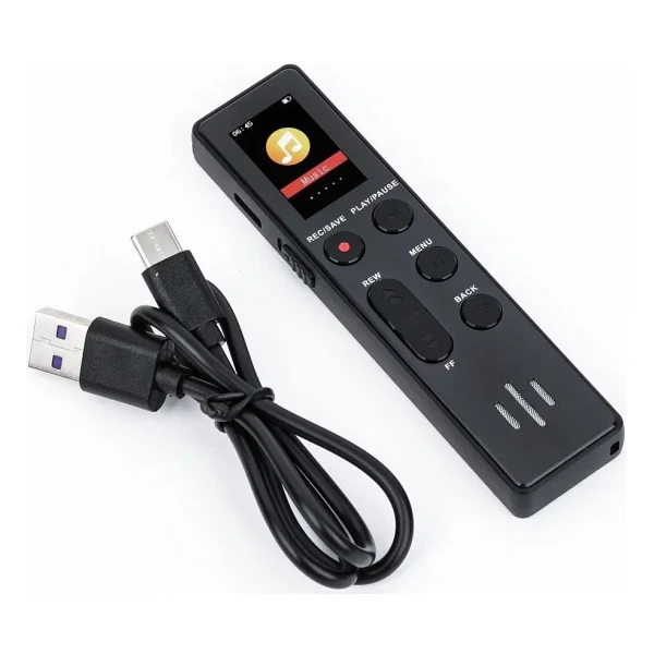 Kb 95 LED Ekranlı 64 GB Mp3 Çalar Kesintisiz Kayıt 35 Saat,Ses Sensörlü Kingboss - Görsel 2