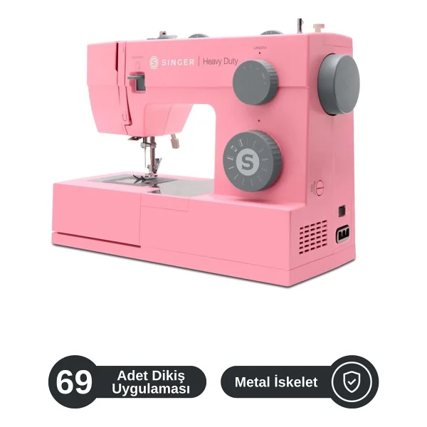 Singer Heavy Duty Pink Hd4411 Dikiş Makinesi - Görsel 2
