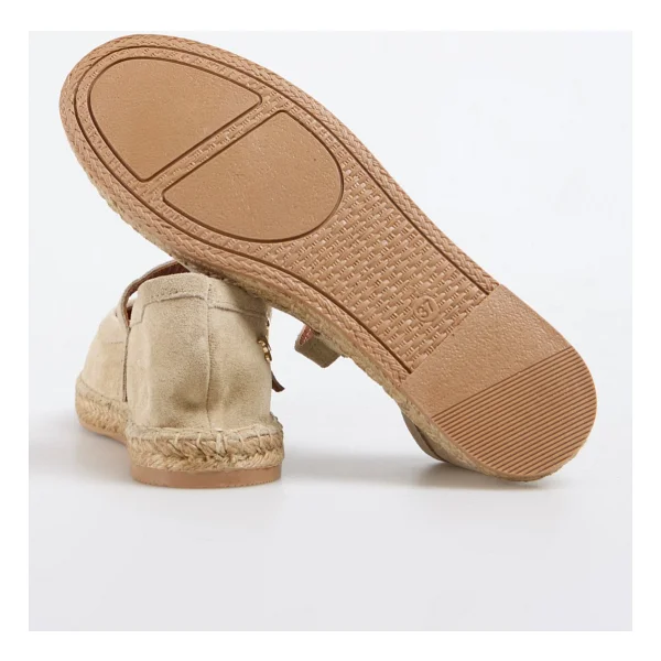 Fabrika Bej Kadın Deri Espadril D-Frances - Görsel 4
