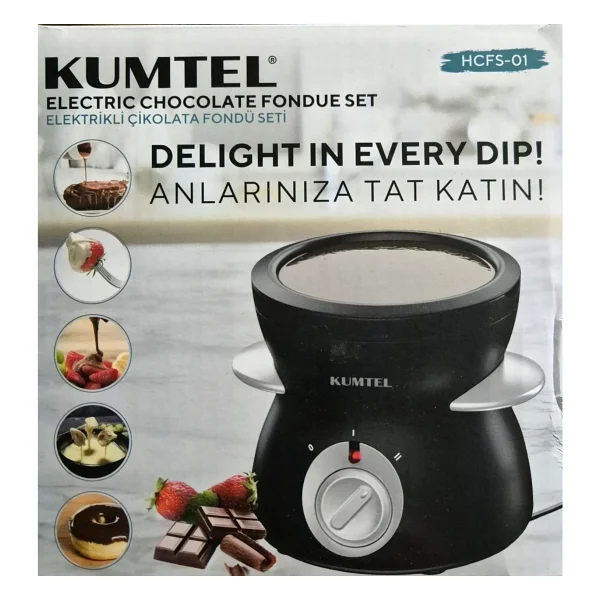 Kumtel Hcfs-01 Elektrikli Çikolata Fondü Seti - Görsel 5
