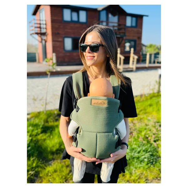 Kubbe Premium Bebek Kanguru Ve Taşıma Çantası - Bel Destekli, Ergonomik Konfor, Kolay Kullanım - Görsel 8