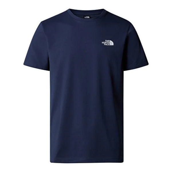 The North Face Simple Dome Nf0a87ng8k21 Lacivert Kısa Kollu Bisiklet Yaka Erkek Tişört - Görsel 6