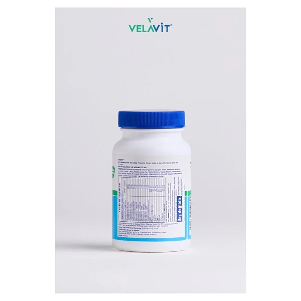 Velavit V-Probiotics With Enzymes 30 Kapsül - Görsel 5