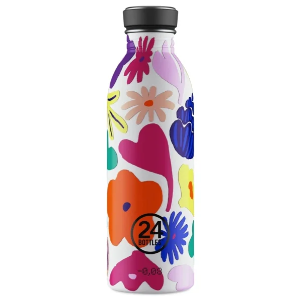 24 Bottles Urban Bottle Acqua Fiorita Paslanmaz Çelik Su Şişesi 500 Ml - Renkli - Görsel 5