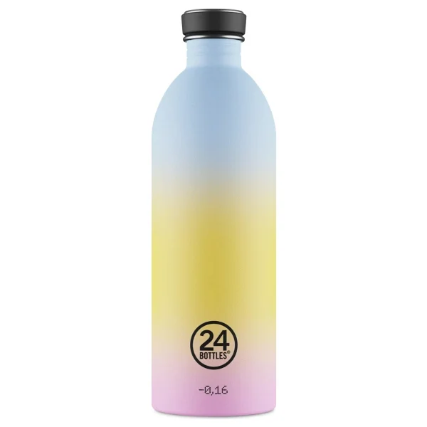 24 Bottles Urban Bottle Aurora Paslanmaz Çelik Su Şişesi 1000 Ml - Renkli - Görsel 5