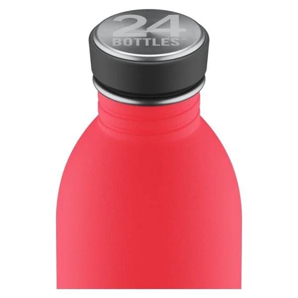 24 Bottles Urban Bottle Energy Paslanmaz Çelik Su Şişesi 500 Ml - Kırmızı - Pembe - Görsel 2
