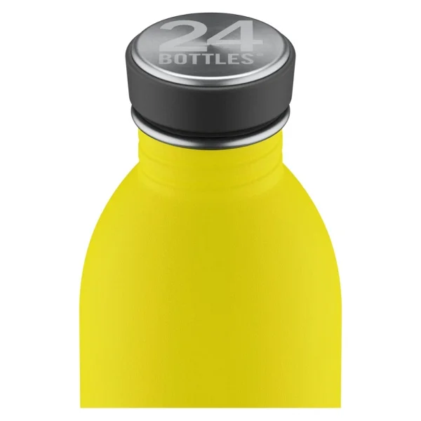 24 Bottles Urban Bottle Solar Paslanmaz Çelik Su Şişesi 500 Ml - Sarı - Yeşil - Görsel 2