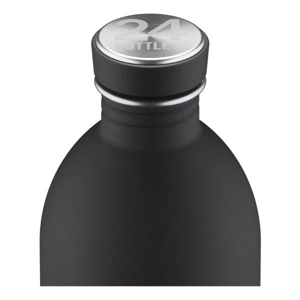 24 Bottles Urban Bottle Tuxedo Black Paslanmaz Çelik Su Şişesi 1000 Ml - Siyah - Görsel 2