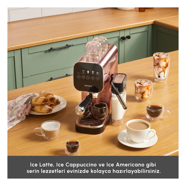 Karaca Mycaffee Barista S20 Yarı Otomatik Espresso Makinesi - Görsel 4