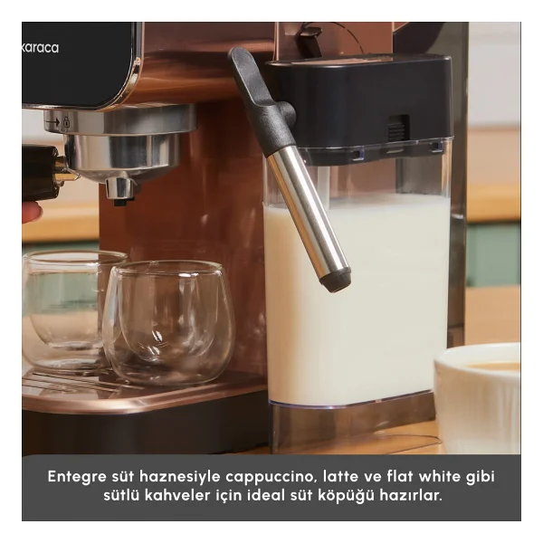 Karaca Mycaffee Barista S20 Yarı Otomatik Espresso Makinesi - Görsel 6