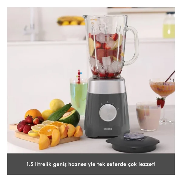 Karaca Multiblend 1000 W Gri Smoothie Blender - Görsel 4