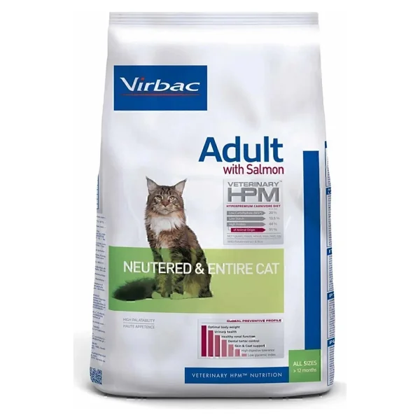 Virbac Neutered Entire Somonlu 7 Kg Kısırlaştırılmış Yetişkin Kedi Maması - Görsel 2