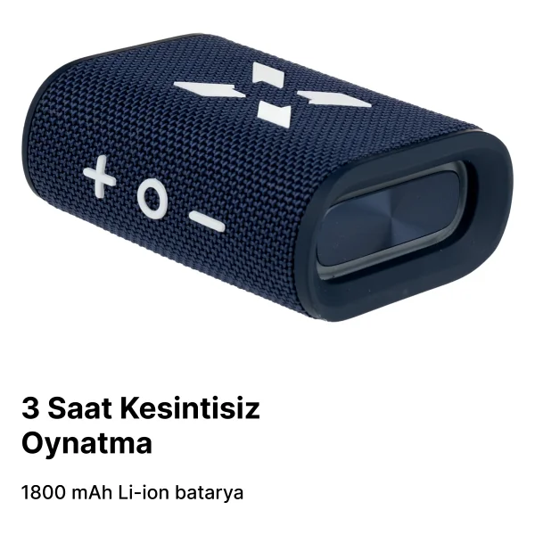 Xenon Smart X6703 RGB Lacivert-Beyaz Bluetooth Hoparlör - Görsel 3