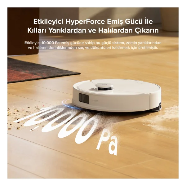 Roborock Q8 Max Pro Beyaz Akıllı Robot Süpürge - Görsel 8