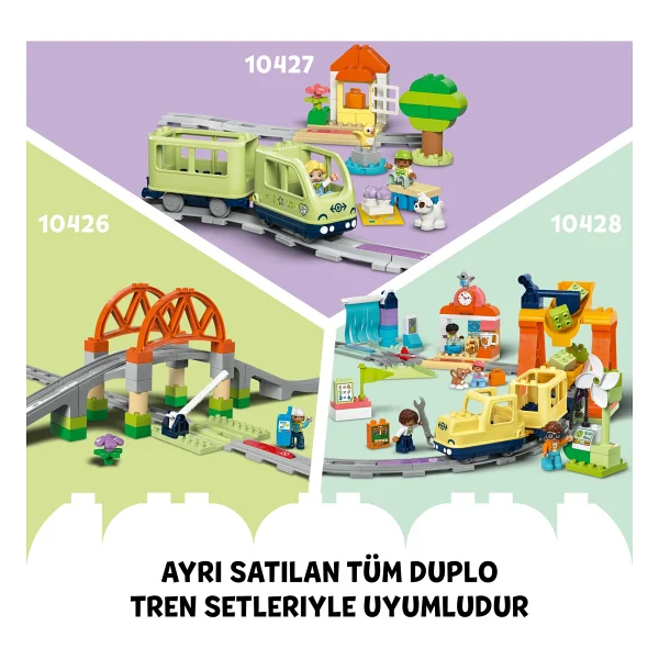 Lego 10425 Duplo Kasabası Tren Tüneli Ve Rayları Ek Macera Seti - Görsel 10