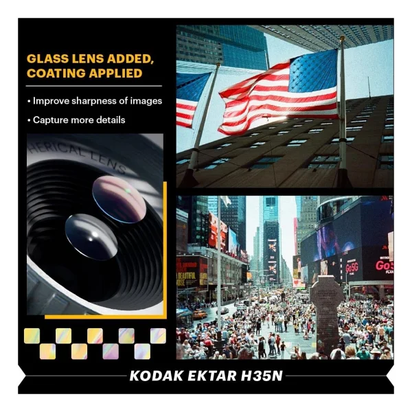 Kodak Ektar H35n Mor Fotoğraf Makinesi - Görsel 4