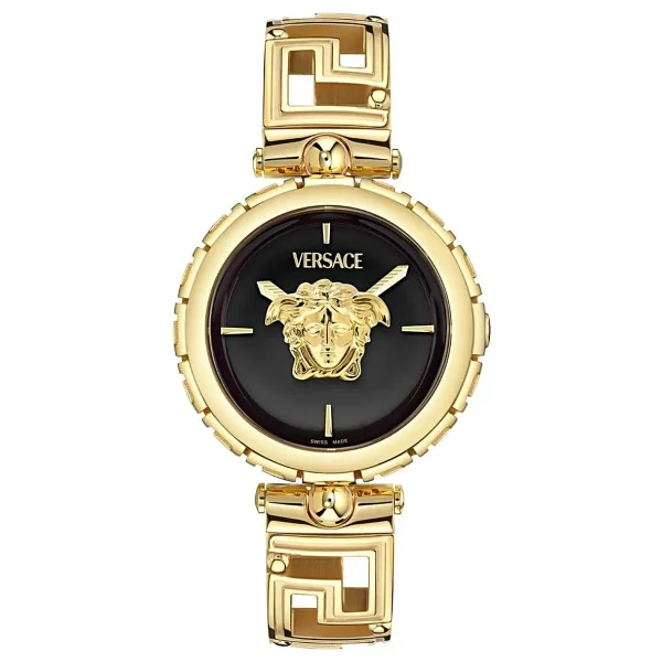 Versace Medusa Jewel Vrscve0b00525 Altın-Siyah Kadın Kol Saati - Görsel 6