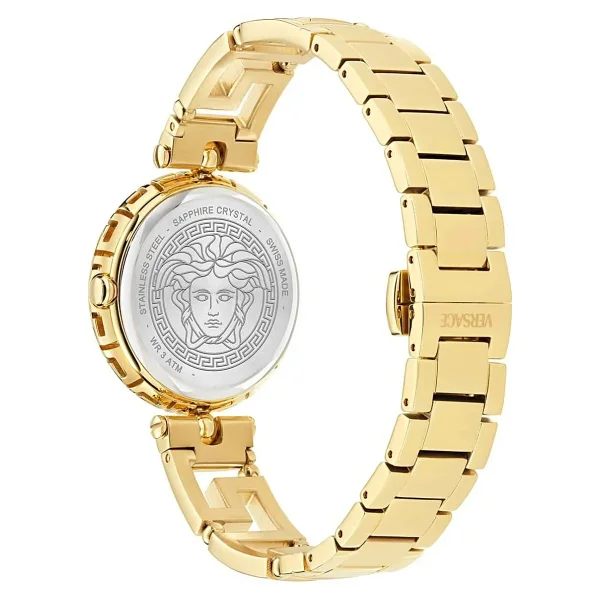 Versace Medusa Jewel Vrscve0b00525 Altın-Siyah Kadın Kol Saati - Görsel 4