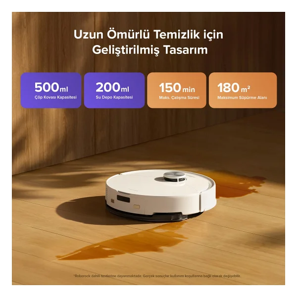 Roborock S8 Pro Beyaz Akıllı Robot Süpürge - Görsel 10