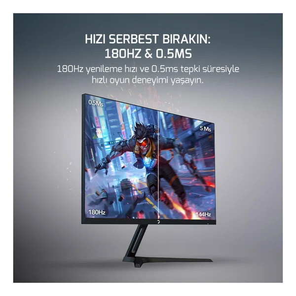 Gamepower Bull T20 27" 0.5 Ms Full HD Ips 180 Hz Oyuncu Monitörü - Görsel 2