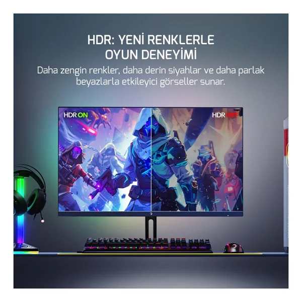 Gamepower Bull T20 27" 0.5 Ms Full HD Ips 180 Hz Oyuncu Monitörü - Görsel 4
