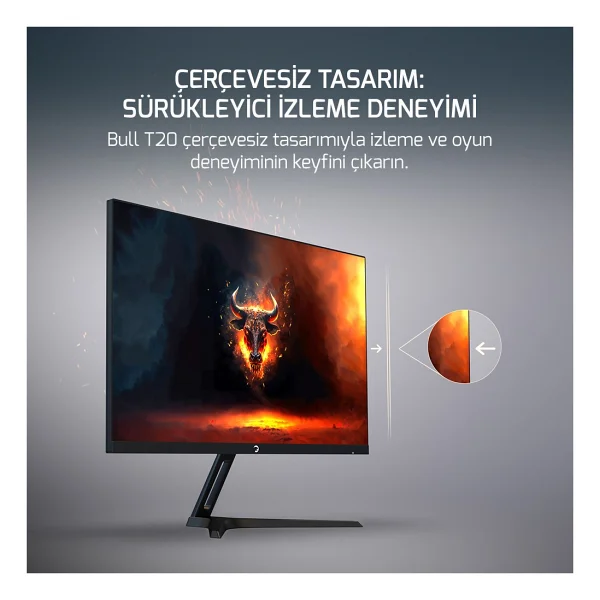 Gamepower Bull T20 27" 0.5 Ms Full HD Ips 180 Hz Oyuncu Monitörü - Görsel 5
