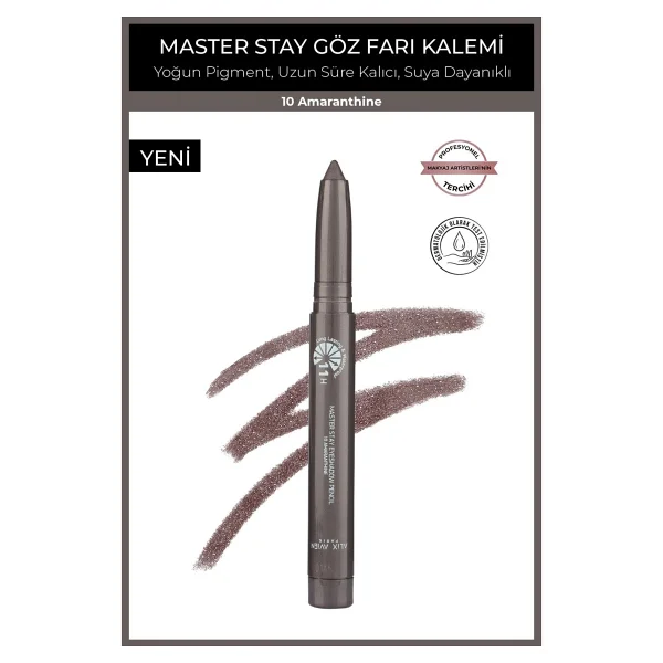 Alix Avien Master Stay Waterproof 10 Amaranthine Kalem Far - Görsel 6