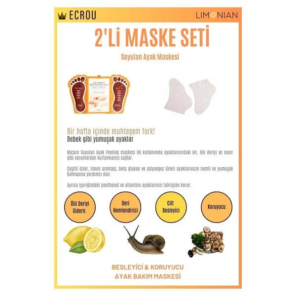 Mjcare Soyulan Ayak Peeling Maskesi 2 Lı - Görsel 3