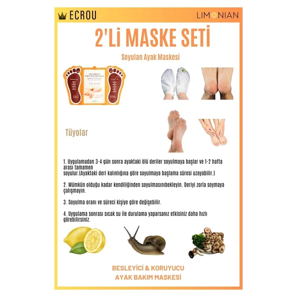 Mjcare Soyulan Ayak Peeling Maskesi 2 Lı - Görsel 4