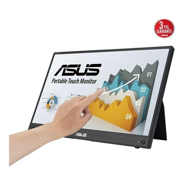 Asus Zenscreen Mb16aht 15.6" 5 Ms Full HD Ips 60 Hz Dokunmatik Taşınabilir Monitör - Görsel 2