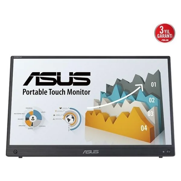 Asus Zenscreen Mb16aht 15.6" 5 Ms Full HD Ips 60 Hz Dokunmatik Taşınabilir Monitör - Görsel 4